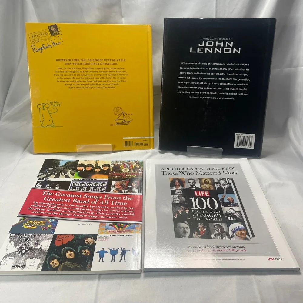 The Beatles John Lennon‎ Book & Magazine Lot Ringo Starr Postcards